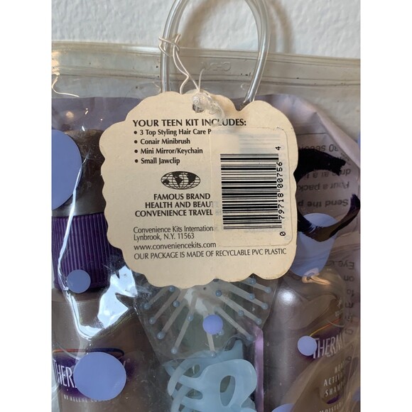 VTG y2k 2000s ThermaSilk heat KIT shape hold spray flexible Shampoo Conair Brush - Picture 7 of 9